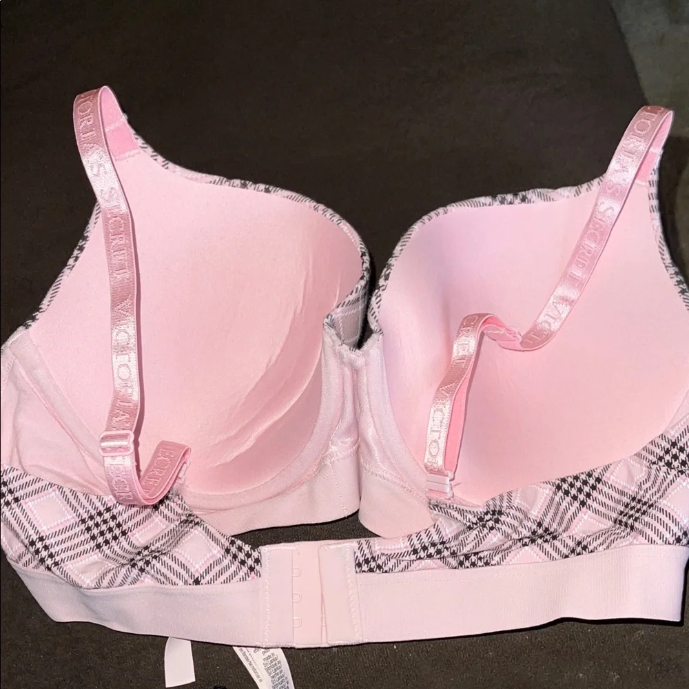 Victoria's Secret Pink and Gray Plaid Bra - Picture 2 of 3
